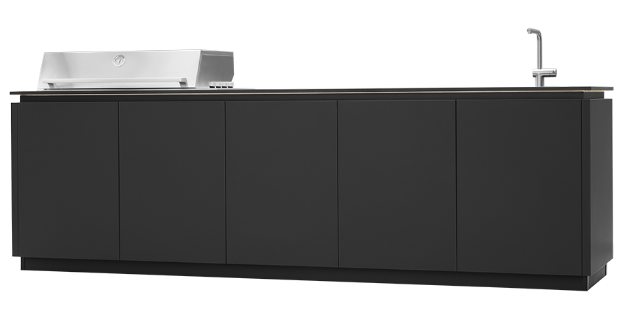 Burnout Outdoor Kitchen Island